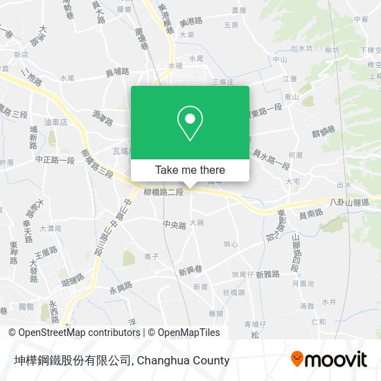 坤樺鋼鐵股份有限公司地圖