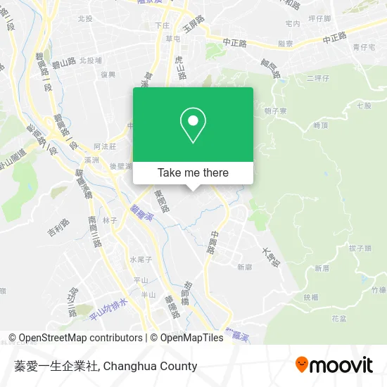 蓁愛一生企業社 map