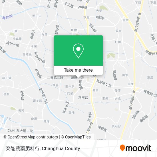 榮隆農藥肥料行地圖