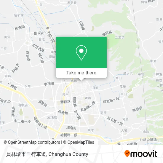 員林環市自行車道 map