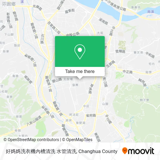 好媽媽洗衣機內槽清洗 水管清洗地圖