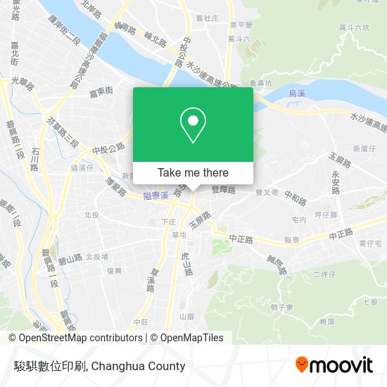 駿騏數位印刷 map