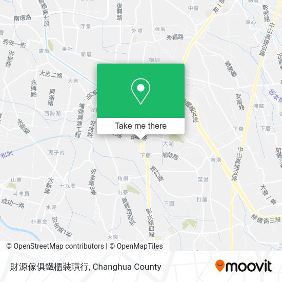 財源傢俱鐵櫃裝璜行地圖