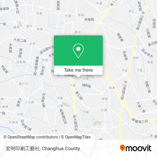 宏明印刷工藝社地圖