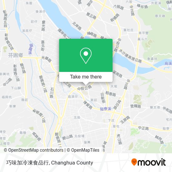 巧味加冷凍食品行地圖
