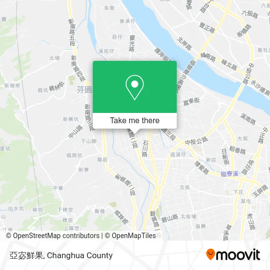 亞宓鮮果地圖