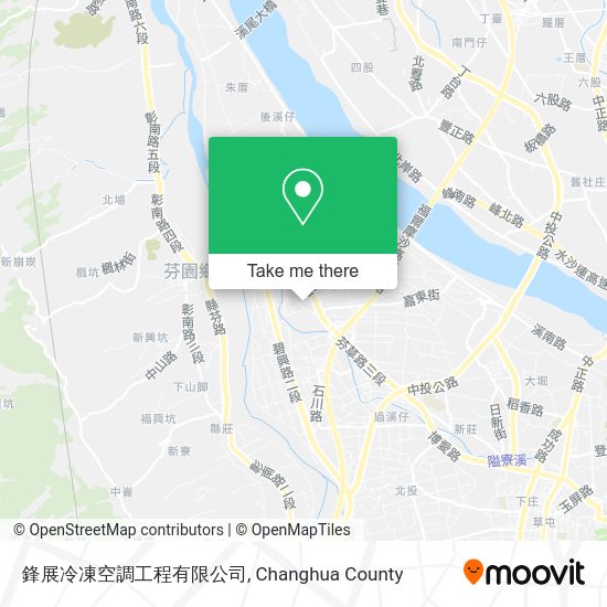 鋒展冷凍空調工程有限公司地圖