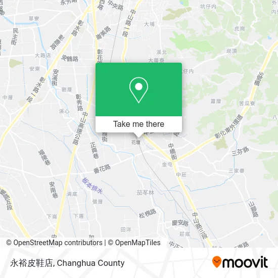 永裕皮鞋店地圖