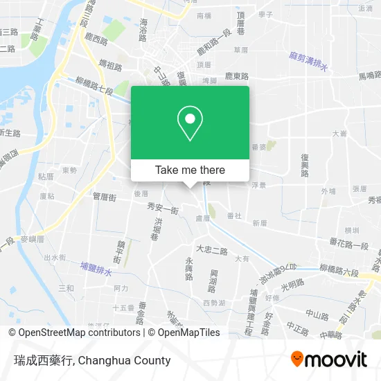 瑞成西藥行地圖