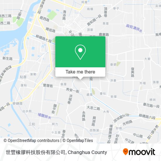 世豐橡膠科技股份有限公司地圖