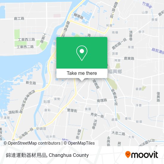 錦達運動器材用品地圖