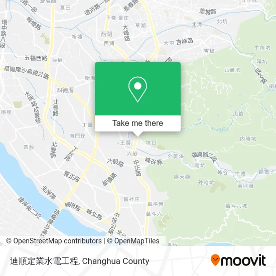 迪順定業水電工程地圖