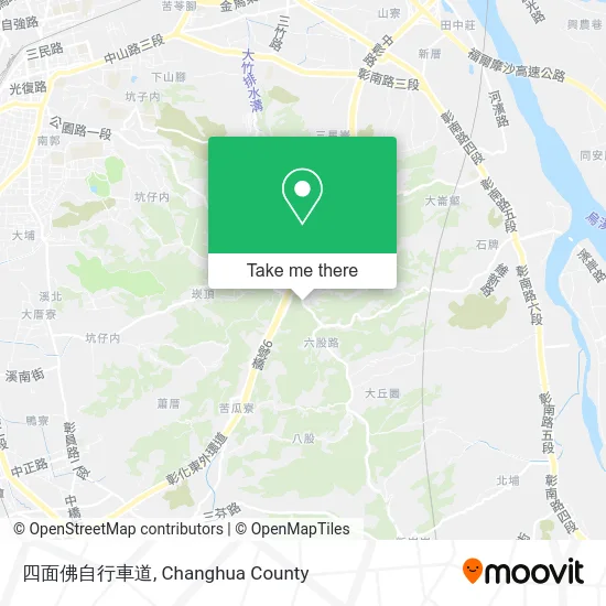 四面佛自行車道 map