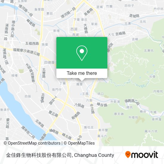 金佳鋒生物科技股份有限公司地圖