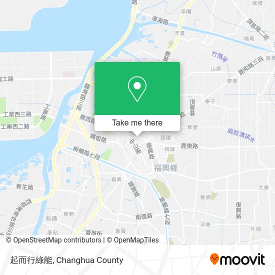 起而行綠能 map