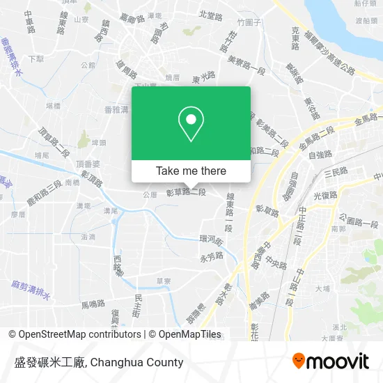 盛發碾米工廠 map