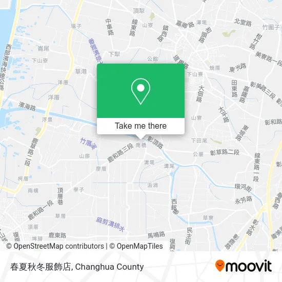 春夏秋冬服飾店 map