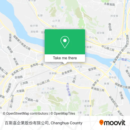 百斯嘉企業股份有限公司地圖