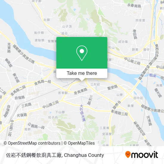 佐崧不銹鋼餐飲廚具工廠 map