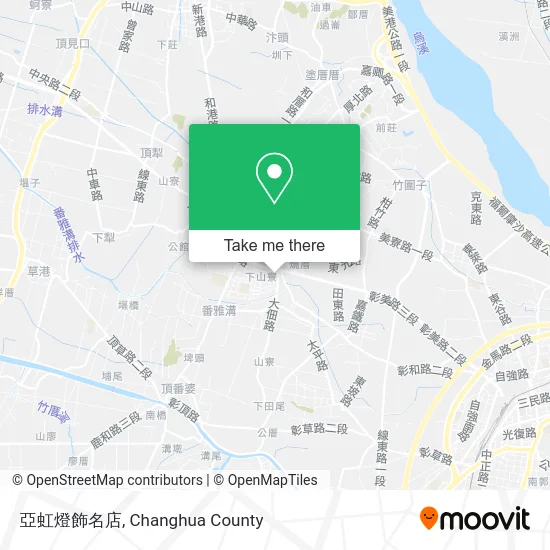 亞虹燈飾名店 map