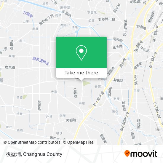後壁埔 map