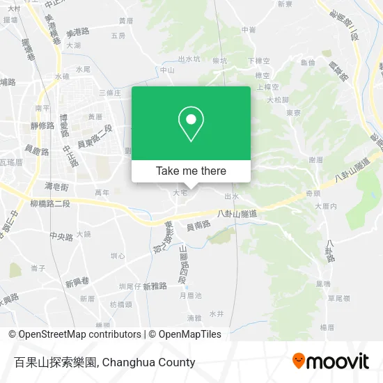 百果山探索樂園地圖