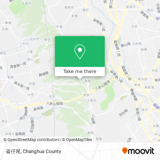 崙仔尾地圖