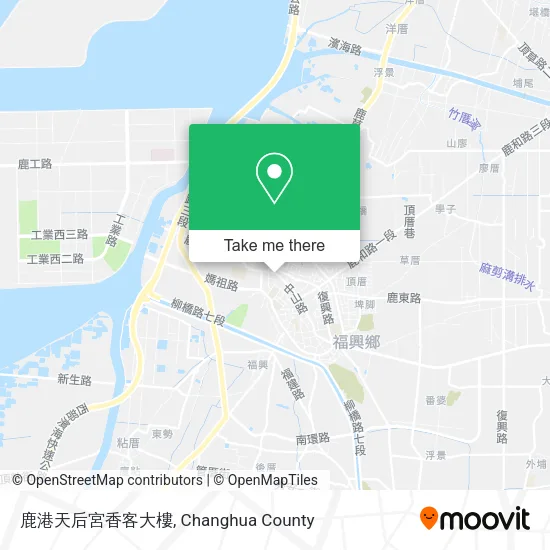 鹿港天后宮香客大樓地圖