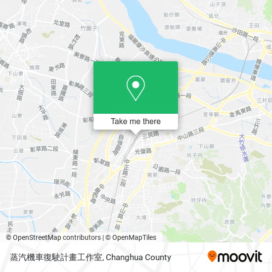 蒸汽機車復駛計畫工作室地圖