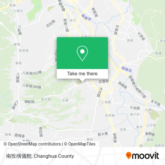 南投殯儀館地圖