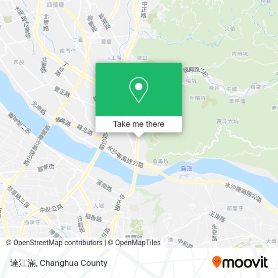 “達江滿” 鄉野菜餐廳地圖