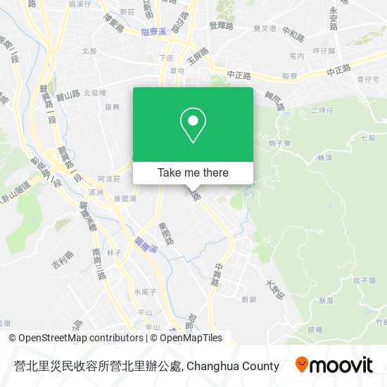營北里災民收容所營北里辦公處 map
