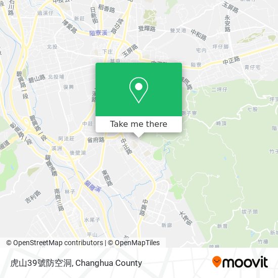 虎山39號防空洞地圖