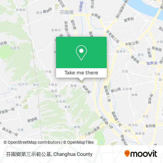 芬園鄉第三示範公墓 map