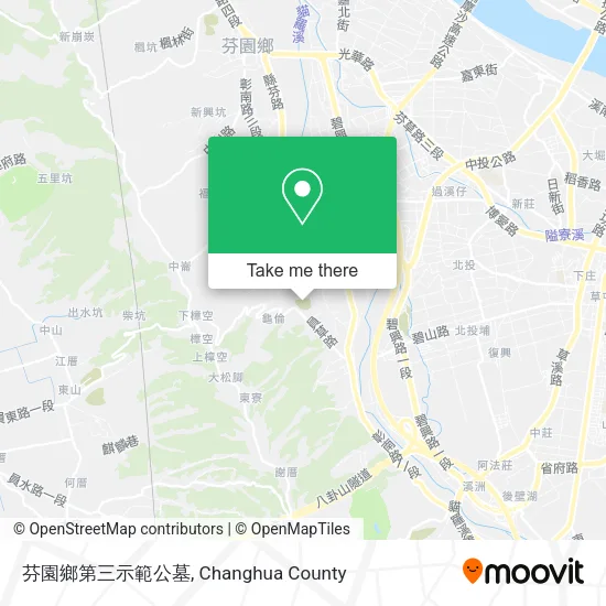 芬園鄉第三示範公墓 map