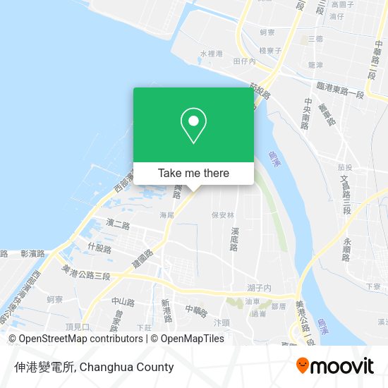 伸港變電所 map