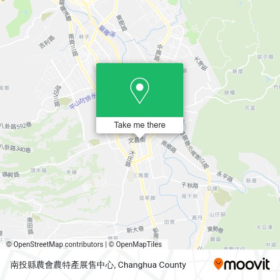 南投縣農會農特產展售中心 map