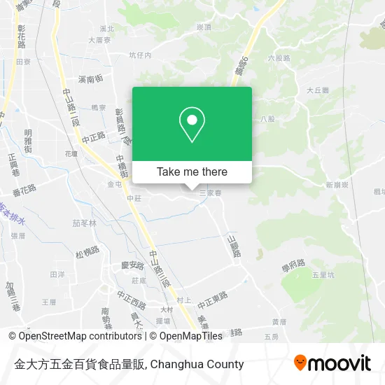 金大方五金百貨食品量販 map