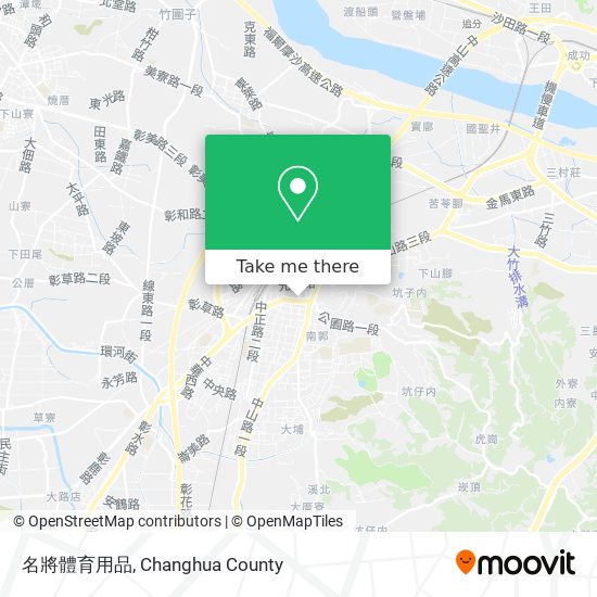 名將體育用品 map