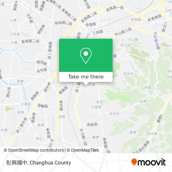 彰興國中 map