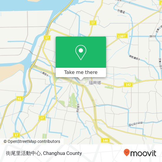 街尾里活動中心 map