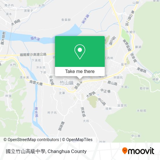 國立竹山高級中學 map