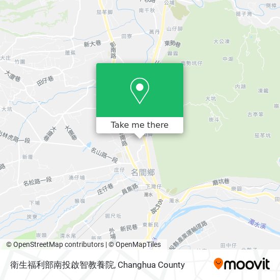 衛生福利部南投啟智教養院 map