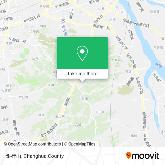 銀行山 map