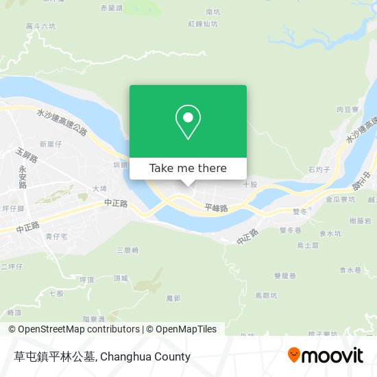 草屯鎮平林公墓 map