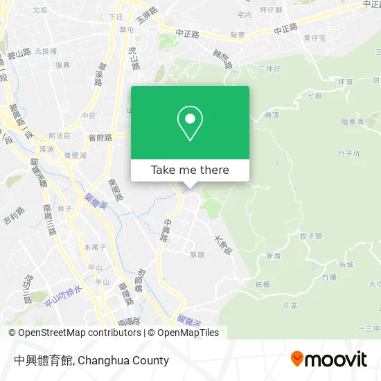 中興體育館地圖