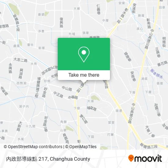 內政部導線點 217地圖