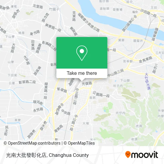 光南大批發彰化店地圖