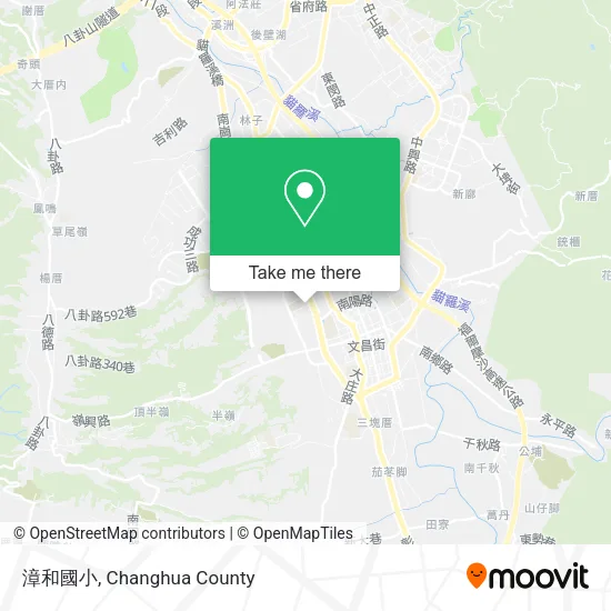 漳和國小地圖