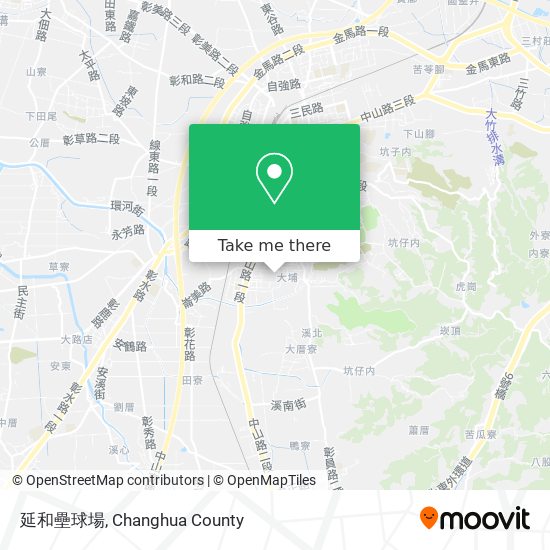 延和壘球場 map